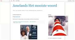 Desktop Screenshot of amelandsmooistewoord.blogspot.com
