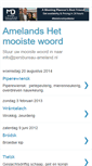 Mobile Screenshot of amelandsmooistewoord.blogspot.com