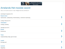 Tablet Screenshot of amelandsmooistewoord.blogspot.com