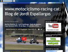 Tablet Screenshot of motociclismo-racing-cat.blogspot.com