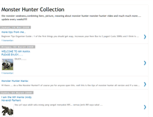 Tablet Screenshot of monsterhuntermania.blogspot.com