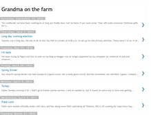 Tablet Screenshot of grandmaonthefarm.blogspot.com