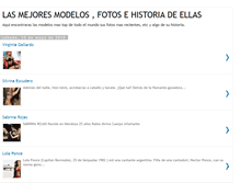 Tablet Screenshot of modelosfemeninas.blogspot.com