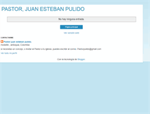 Tablet Screenshot of pastorestebanpulido.blogspot.com