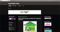 Desktop Screenshot of canindeparedao.blogspot.com