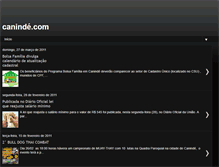 Tablet Screenshot of canindeparedao.blogspot.com