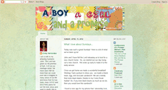 Desktop Screenshot of aboyagirlandapromise.blogspot.com