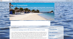 Desktop Screenshot of cancunhoneymoon.blogspot.com