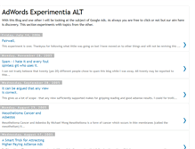 Tablet Screenshot of experimentia-alt.blogspot.com