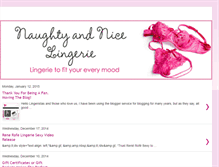 Tablet Screenshot of naughtyandnicelingerie.blogspot.com