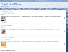 Tablet Screenshot of elaguamarina.blogspot.com