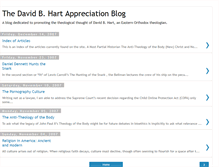 Tablet Screenshot of davidbhart.blogspot.com