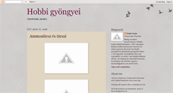 Desktop Screenshot of hobbigyongyei.blogspot.com
