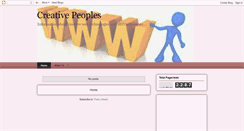 Desktop Screenshot of creative-peoples.blogspot.com