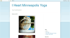 Desktop Screenshot of iheartminneapolisyoga.blogspot.com