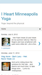 Mobile Screenshot of iheartminneapolisyoga.blogspot.com