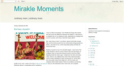 Desktop Screenshot of miraklemoments.blogspot.com