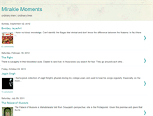 Tablet Screenshot of miraklemoments.blogspot.com