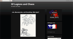 Desktop Screenshot of legionsandchaos.blogspot.com