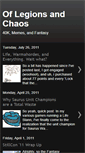 Mobile Screenshot of legionsandchaos.blogspot.com