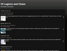 Tablet Screenshot of legionsandchaos.blogspot.com