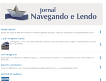 Tablet Screenshot of navegandoelendo.blogspot.com