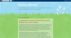 Desktop Screenshot of karmabloom.blogspot.com