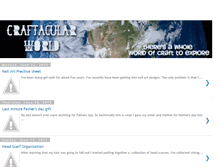 Tablet Screenshot of craftacularworld.blogspot.com