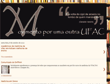 Tablet Screenshot of movimentoporumaoutraufac.blogspot.com