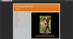 Desktop Screenshot of emmanuelbernard.blogspot.com