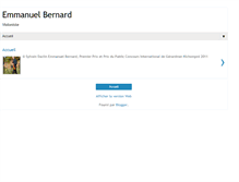 Tablet Screenshot of emmanuelbernard.blogspot.com