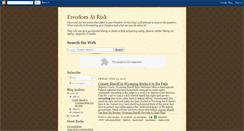 Desktop Screenshot of freedom-at-risk.blogspot.com
