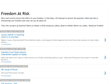 Tablet Screenshot of freedom-at-risk.blogspot.com
