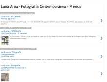 Tablet Screenshot of luna-aroa-prensa.blogspot.com