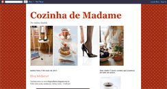 Desktop Screenshot of cozinhademadame.blogspot.com