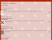 Tablet Screenshot of cozinhademadame.blogspot.com