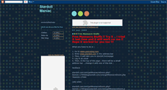 Desktop Screenshot of idoilovestardoll.blogspot.com