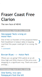 Mobile Screenshot of frasercoastfreeclarion.blogspot.com