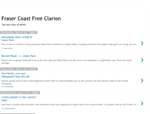 Tablet Screenshot of frasercoastfreeclarion.blogspot.com