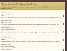 Tablet Screenshot of championship-coaching.blogspot.com