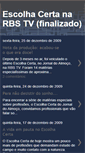 Mobile Screenshot of escolhacertarbs.blogspot.com