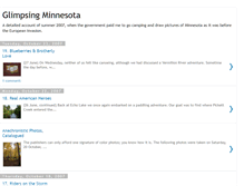 Tablet Screenshot of glimpsingminnesota.blogspot.com