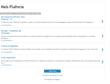 Tablet Screenshot of maisfluencia.blogspot.com