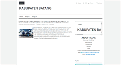 Desktop Screenshot of batangkabupaten.blogspot.com