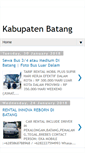 Mobile Screenshot of batangkabupaten.blogspot.com