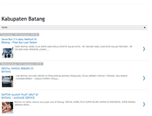 Tablet Screenshot of batangkabupaten.blogspot.com