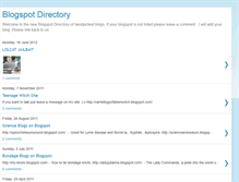 Tablet Screenshot of just-blogspot-directory.blogspot.com