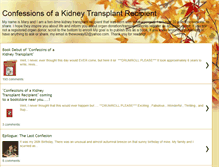 Tablet Screenshot of kidneyconfessions.blogspot.com