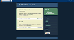 Desktop Screenshot of femdomboywivesclub.blogspot.com