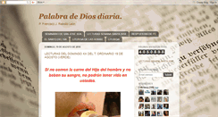 Desktop Screenshot of palabradediosdiaria.blogspot.com